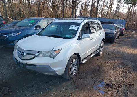 2009 Acura Mdx z USA, uszkodzony, nr VIN 2HNYD28229H514976